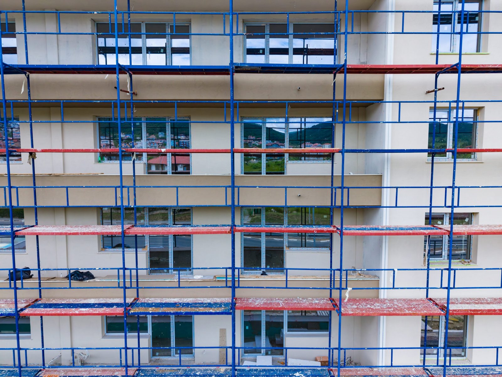 Gerüstbau Hilden – Gerüstmontage an der Fassade