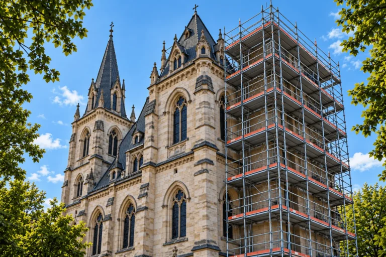 Kirchenrüstung für historische Bauwerke – Gerüstbau Hirsch